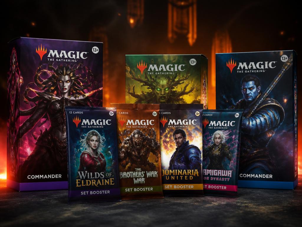 Categoria Magic: The Gathering — Boosters, decks e acessórios